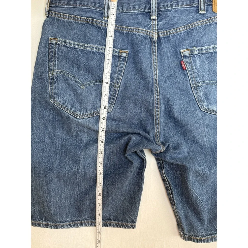 Levi Strauss 501 Men's Button Fly Denim Shorts Cotton Y2K 90s 38W